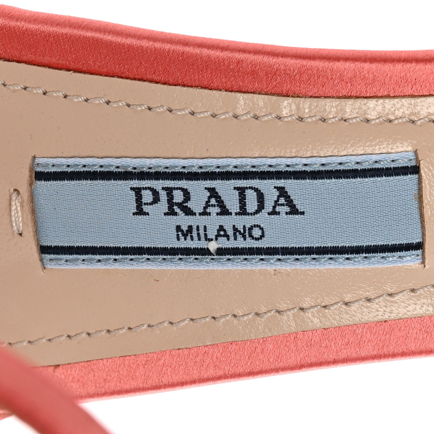Prada Satin Ankle Strap Platform Sandals 37 7 of 11