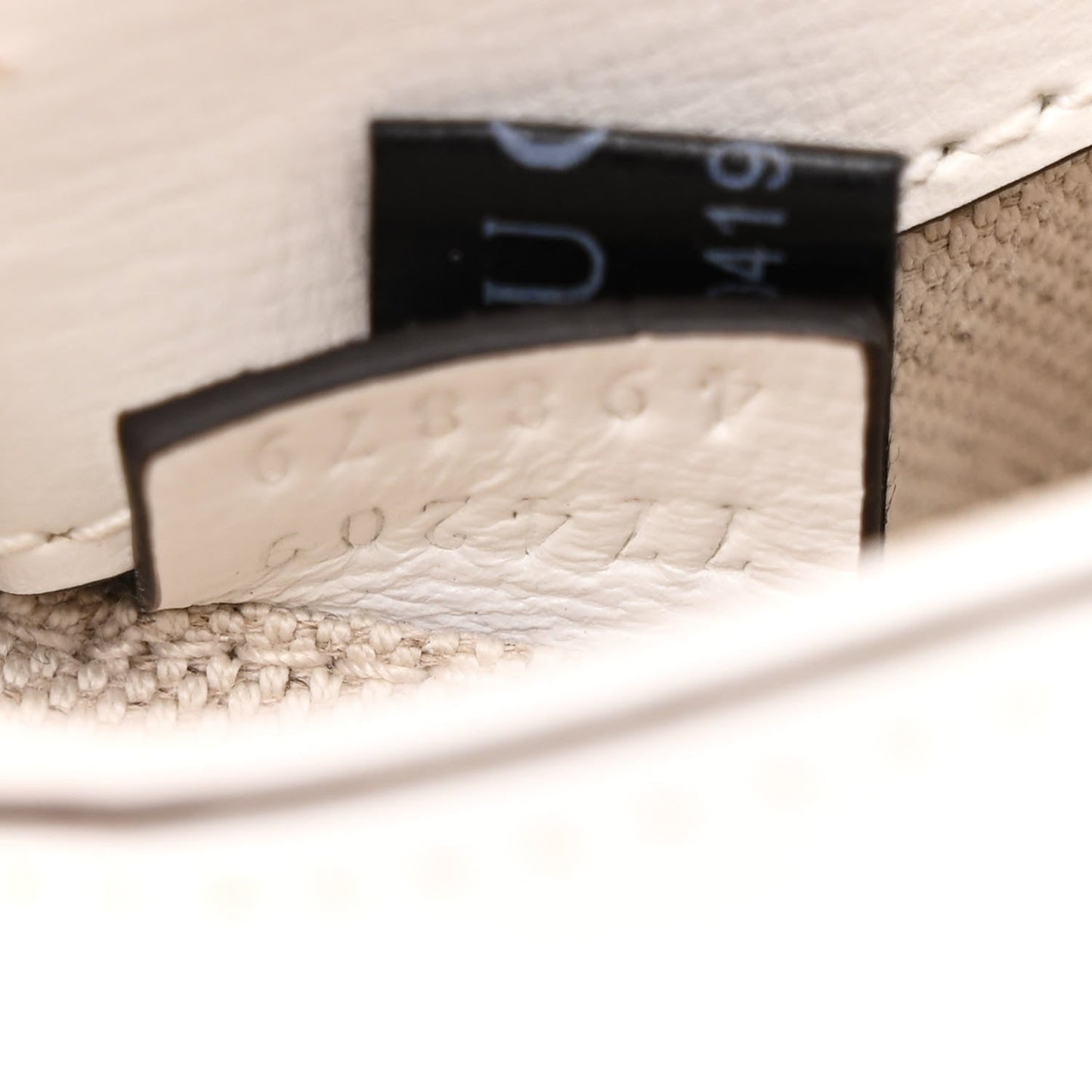 Calfskin Mini Horsebit 1955 Asymmetric Shoulder Bag White