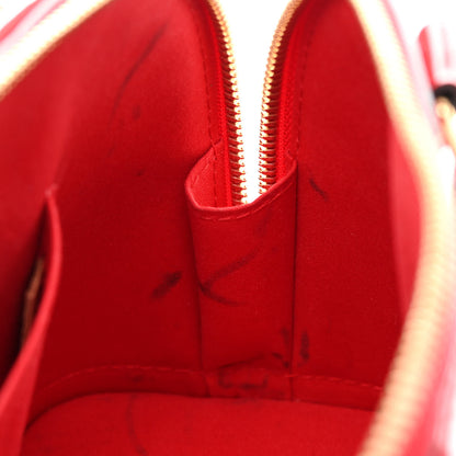 Louis Vuitton Vernis Alma BB Pomme D'Amour 11 of 14