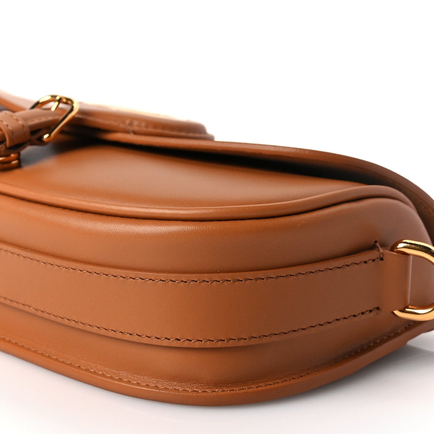 Box Calfskin East West Bobby Bag Amber