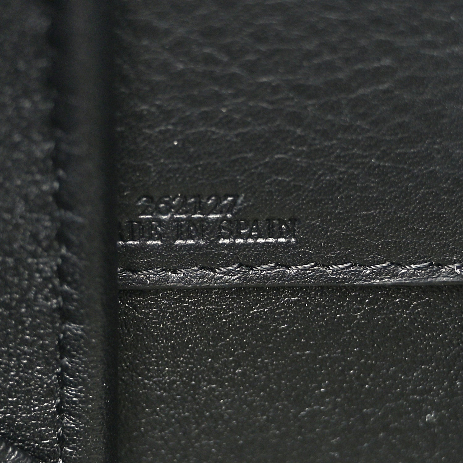 Loewe Calfskin Small Hammock Shoulder Bag Grey Black 7 of 10