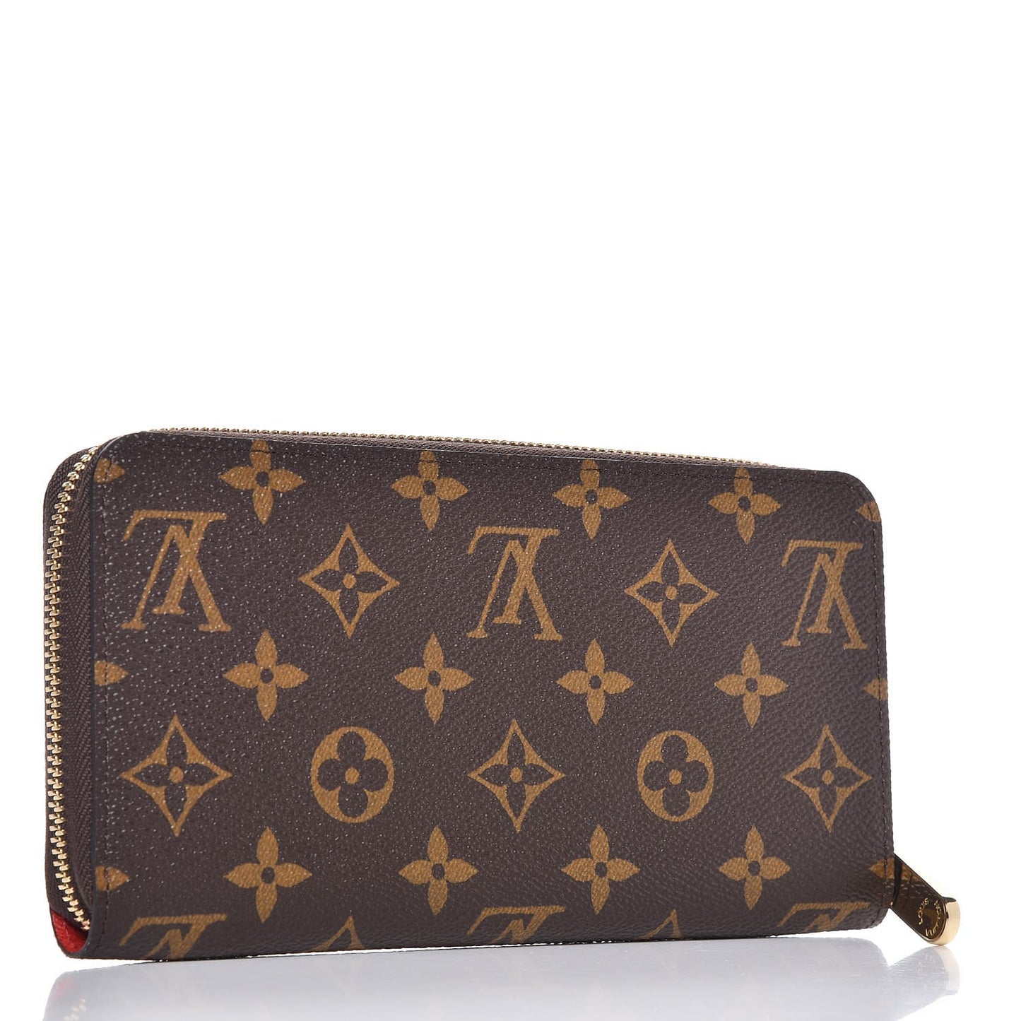Monogram Zippy Wallet Coquelicot