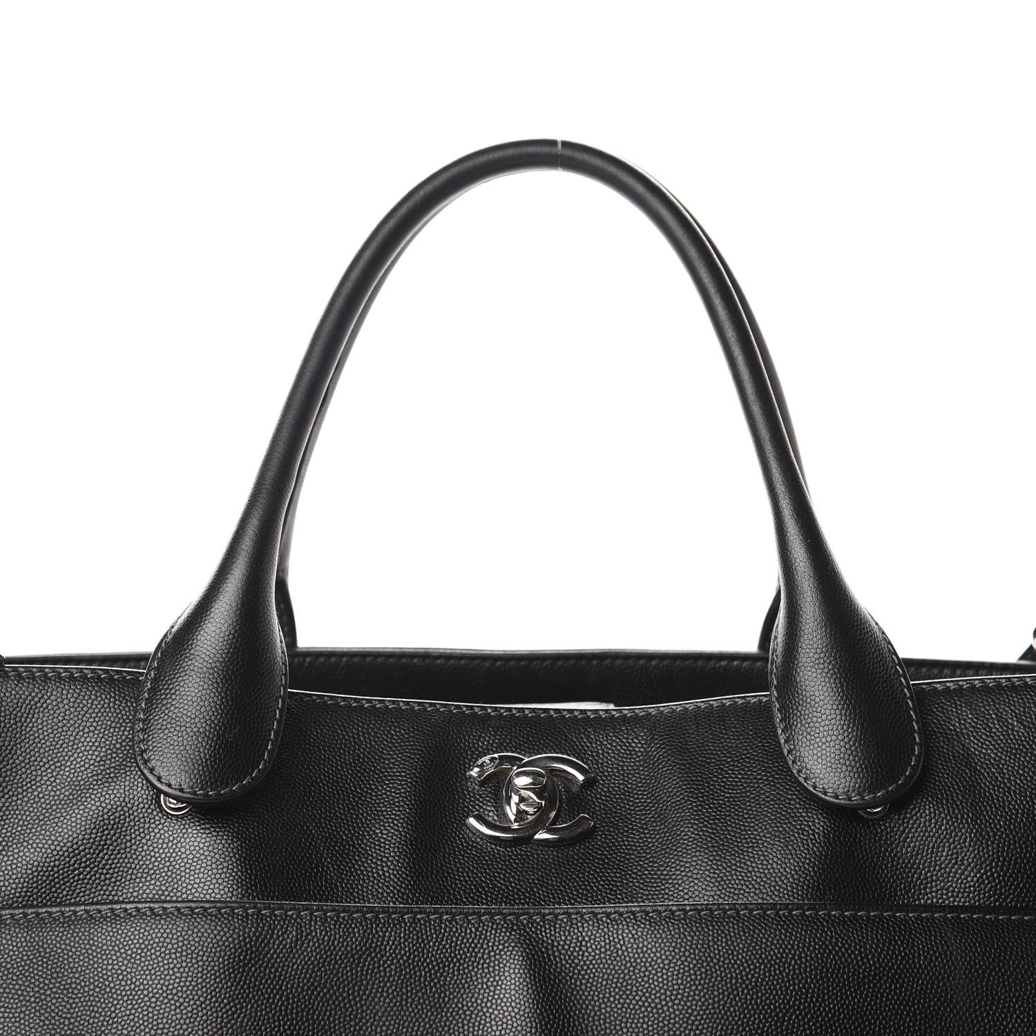Chanel Caviar Cerf Executive Shopper Tote Black 15 of 15