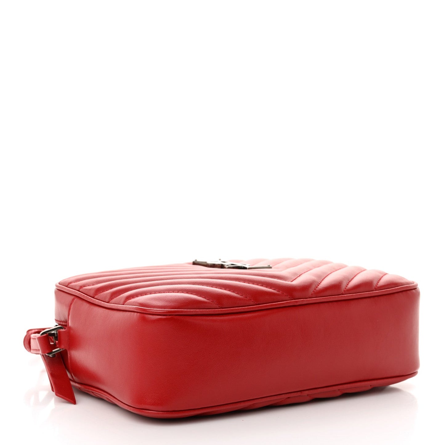 Calfskin Matelasse Monogram Lou Camera Bag Red