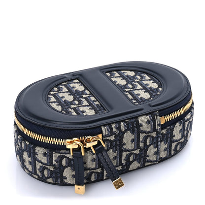 Christian Dior Oblique CD Signature Oval Crossbody Camera Bag Blue Multicolor 3 of 7
