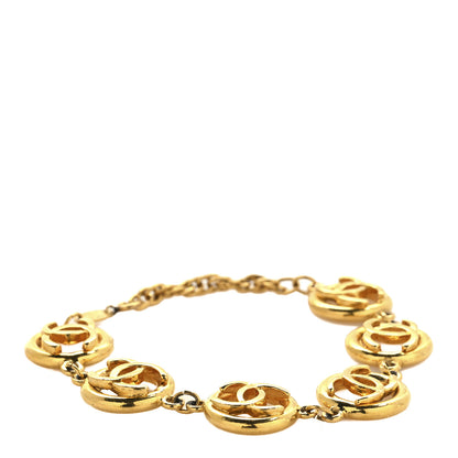 Chanel CC Medallion Bracelet Gold 1 of 5