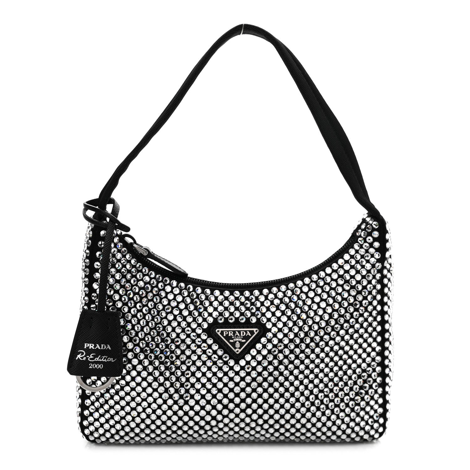 Prada Satin Crystal Mini Re-Edition 2000 Bag Cristal 1 of 9