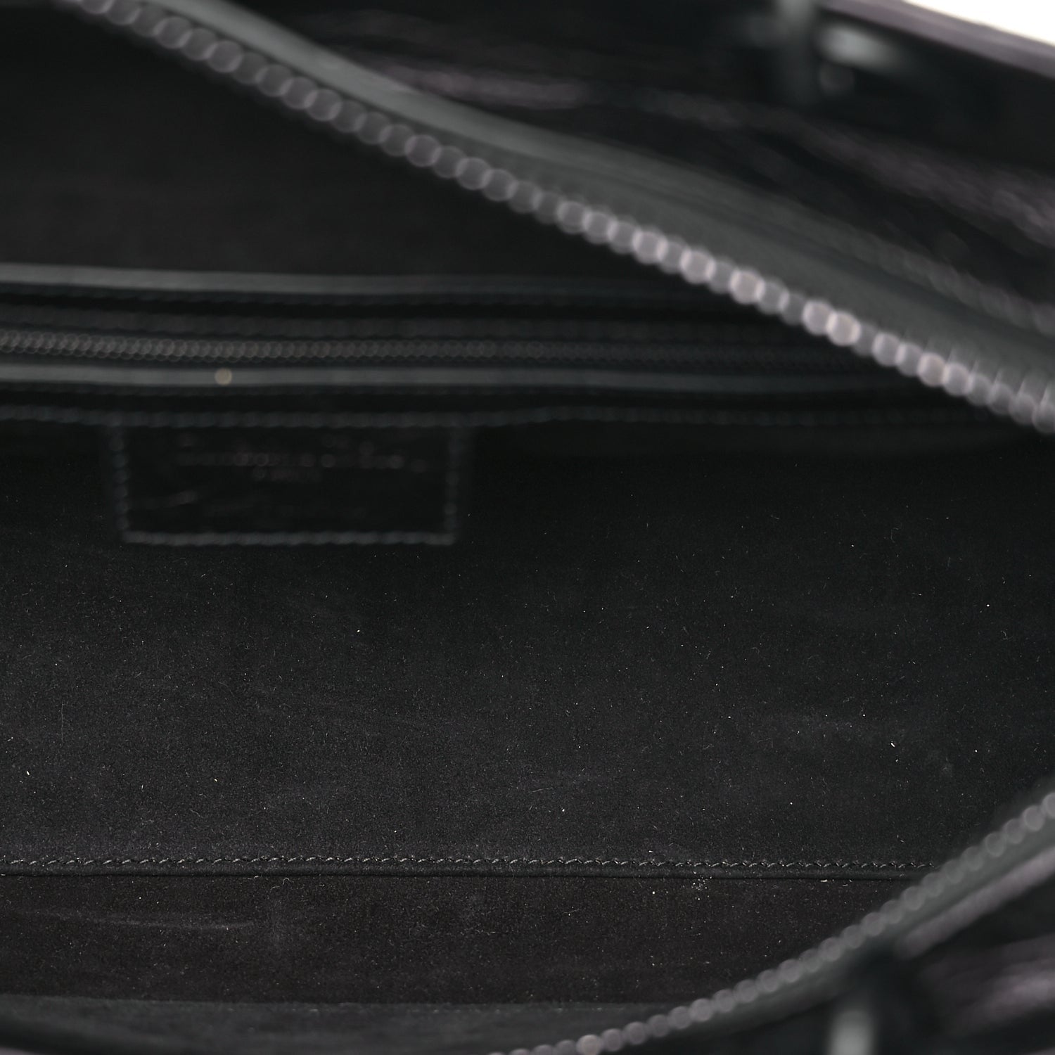 Christian Dior Crinkled Calfskin Macrocannage Medium My ABCDior Lady D-Sire Black 4 of 10