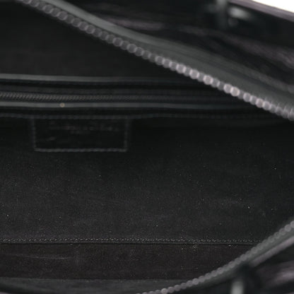 Christian Dior Crinkled Calfskin Macrocannage Medium My ABCDior Lady D-Sire Black 4 of 10