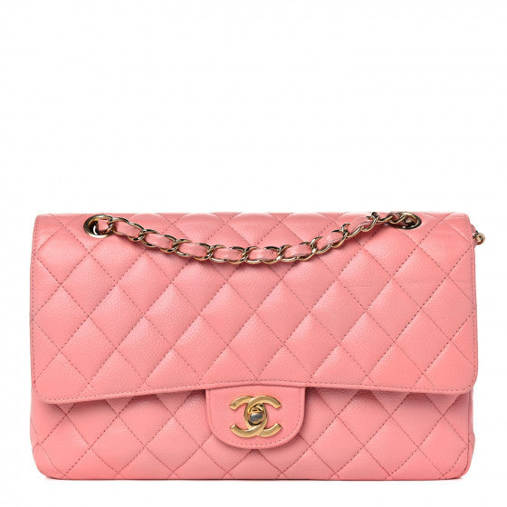 Chanel Caviar Quilted Medium Double Flap Pink 1 of 1