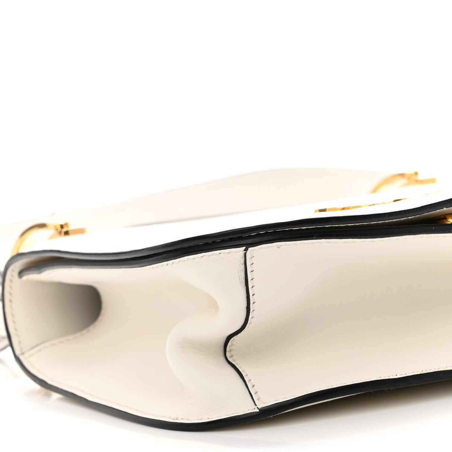 Prada City Calf Pionniere Saddle Bag White 9 of 9