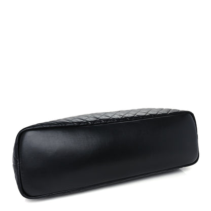 Saint Laurent Calfskin Quilted ES Giant Travel Bag Black 3 of 8