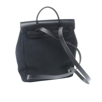Hermes Toile Herbag Backpack Black 4 of 11