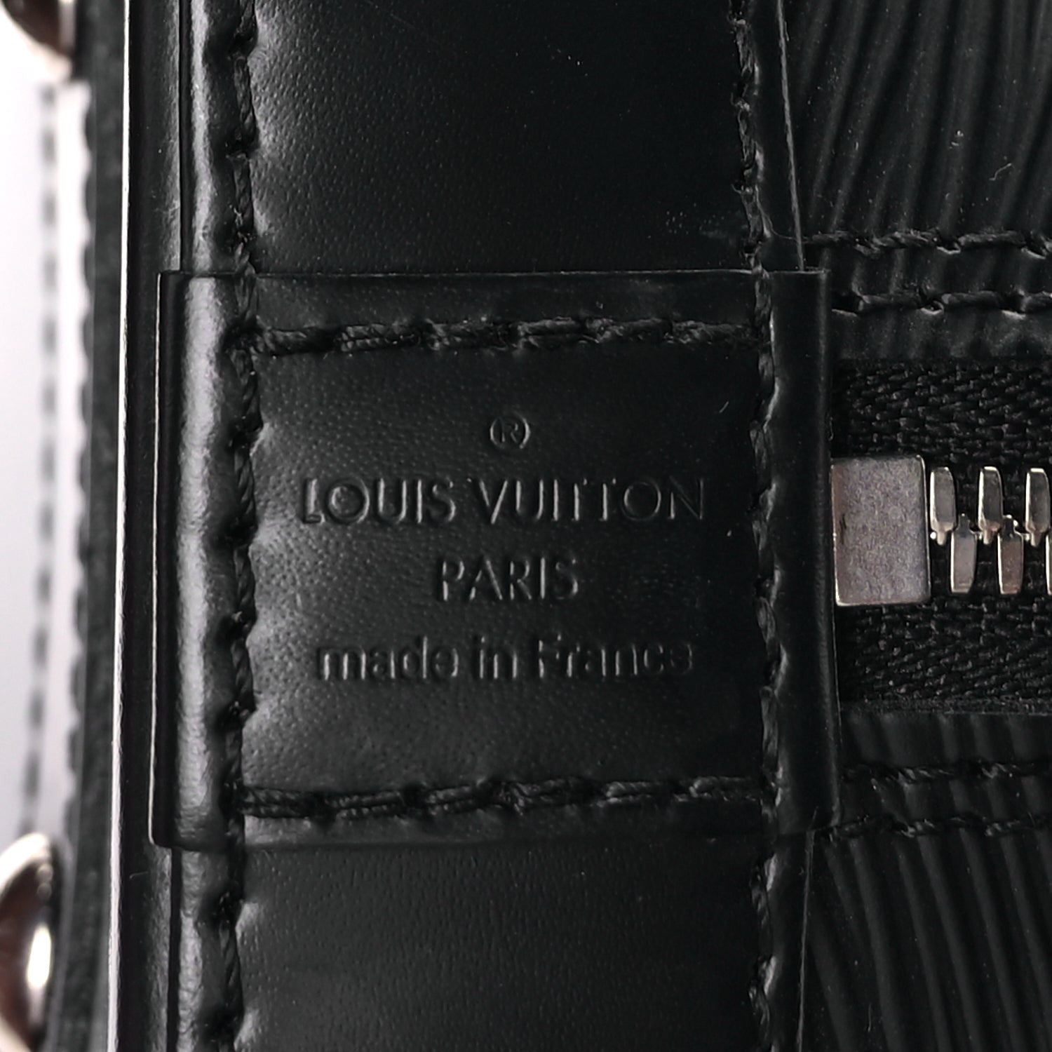 Louis Vuitton Epi Alma BB Black 5 of 8