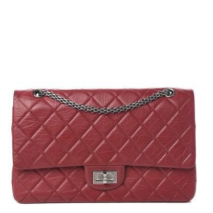 Chanel Aged Calfskin Quilted 2.55 Reissue 227 Flap Red 1 of 10