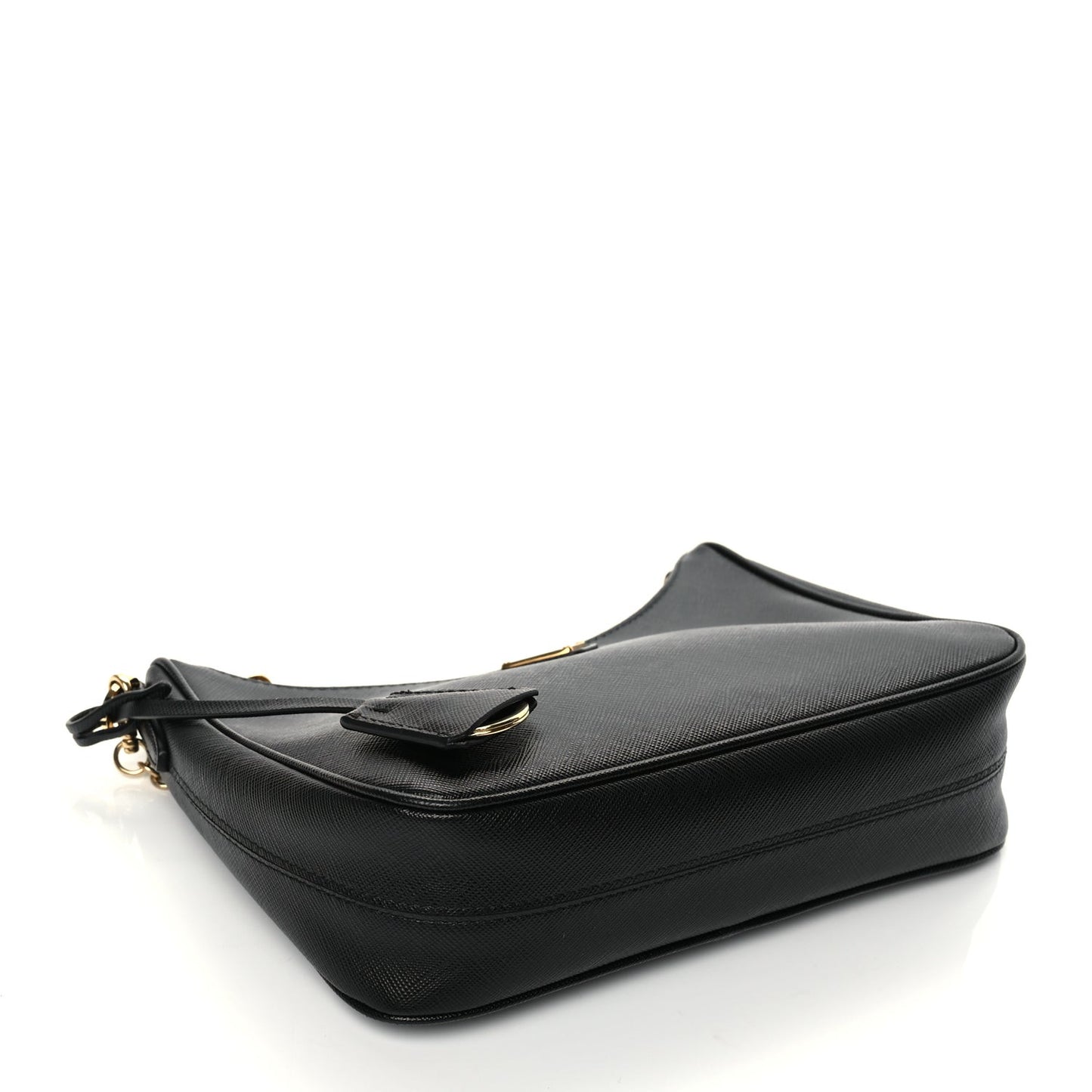 Saffiano Lux Re-Edition 2005 Shoulder Bag Black