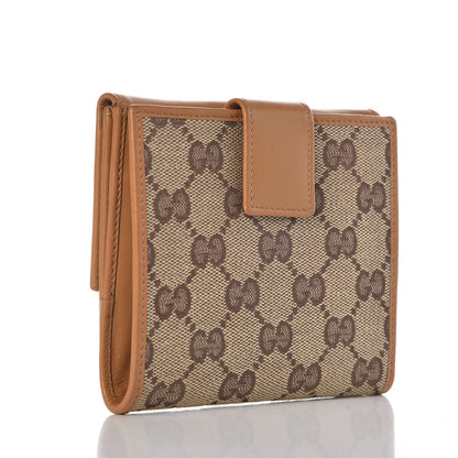Gucci Monogram Compact French Flap Wallet Camel 3 of 8