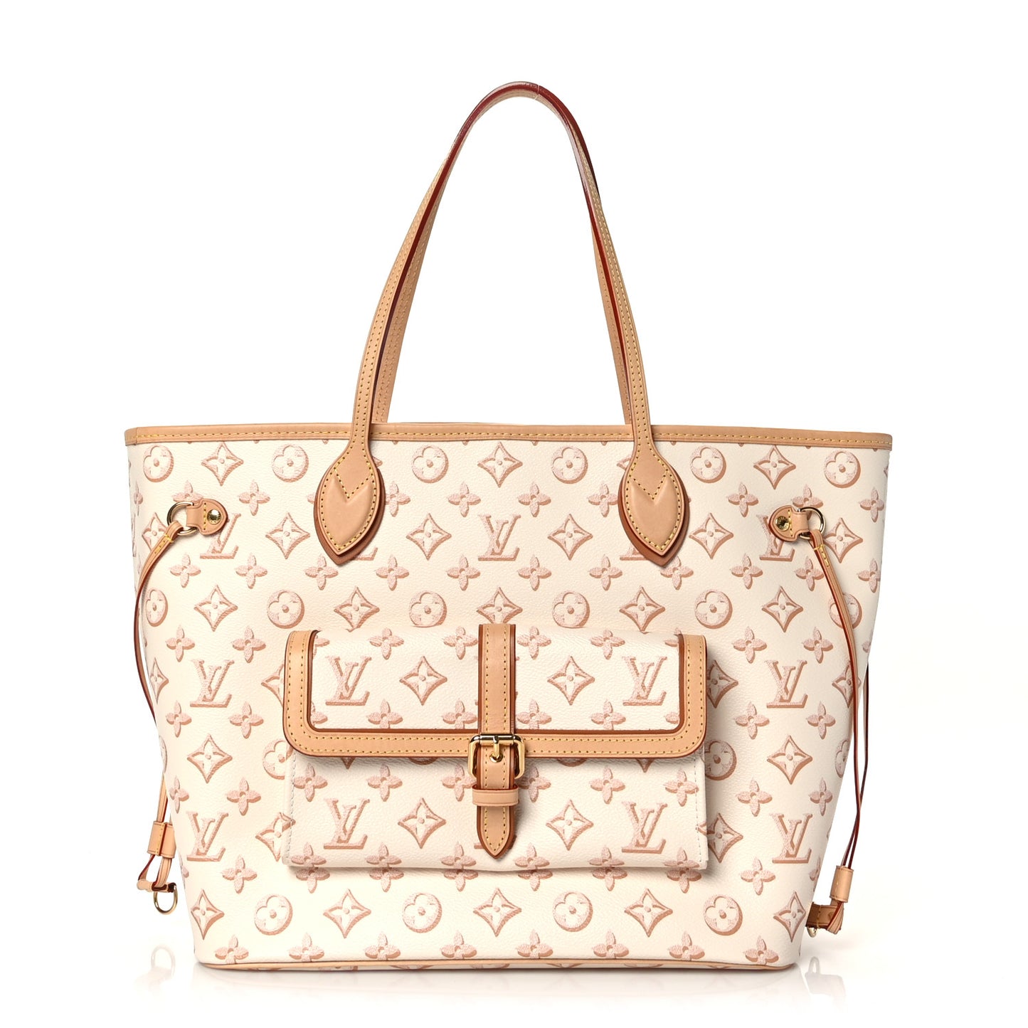 Monogram Fall For You Neverfull MM Beige Clair