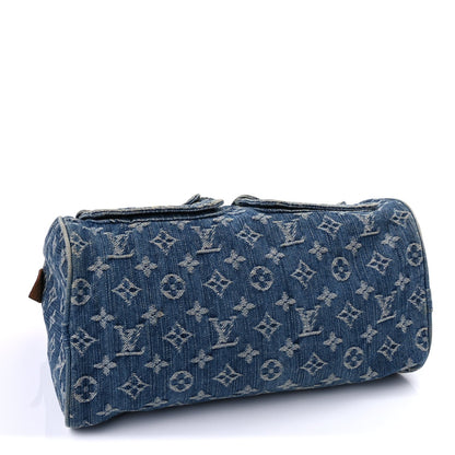 Louis Vuitton Monogram Denim Neo Speedy Blue 3 of 8