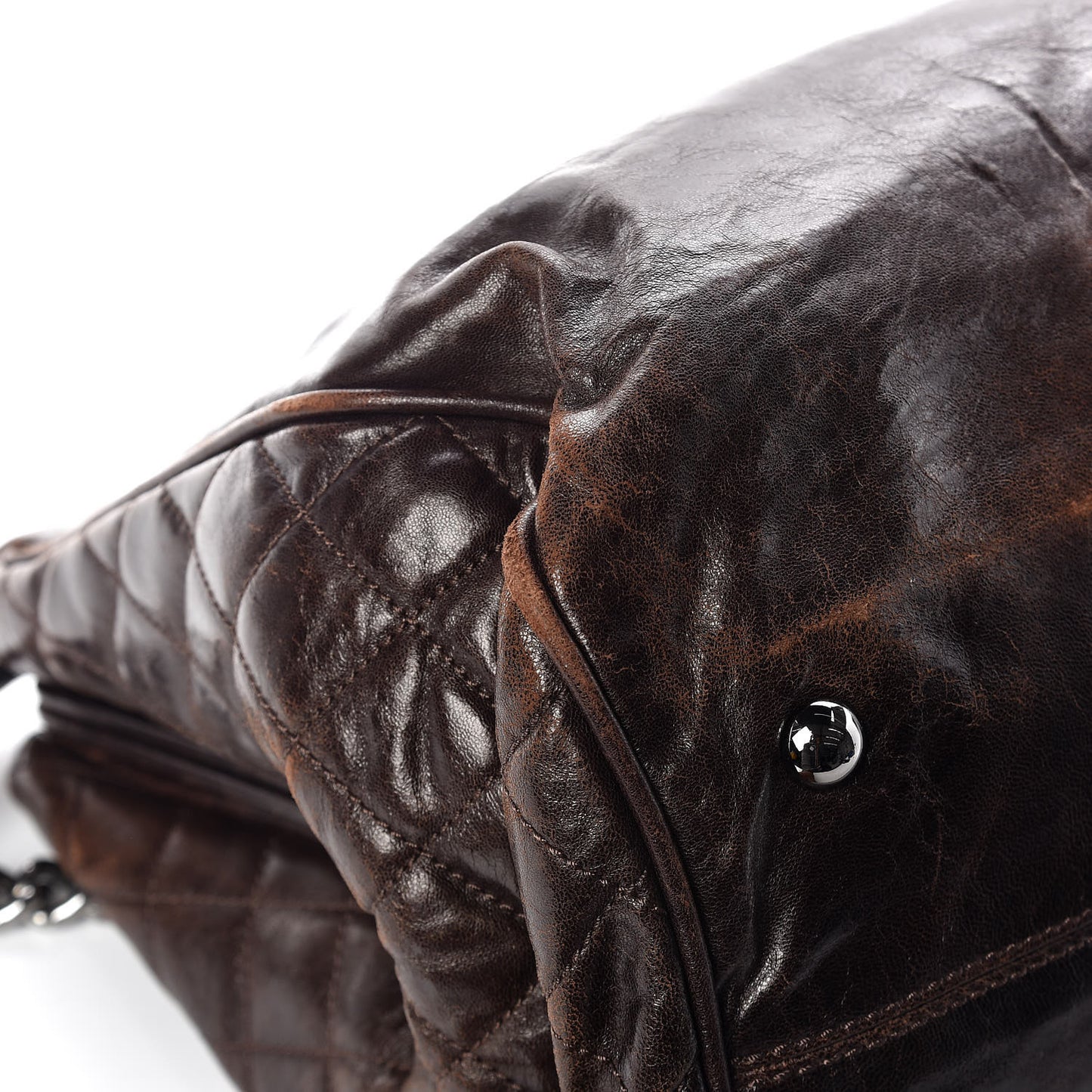 Calfskin Medium Perfect Day Tote Dark Brown