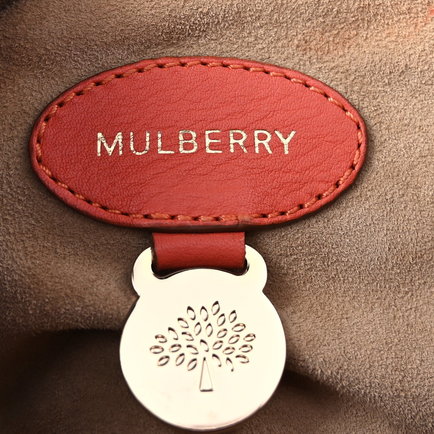 Mulberry Small Classic Grain Bayswater  Coral 5 of 8