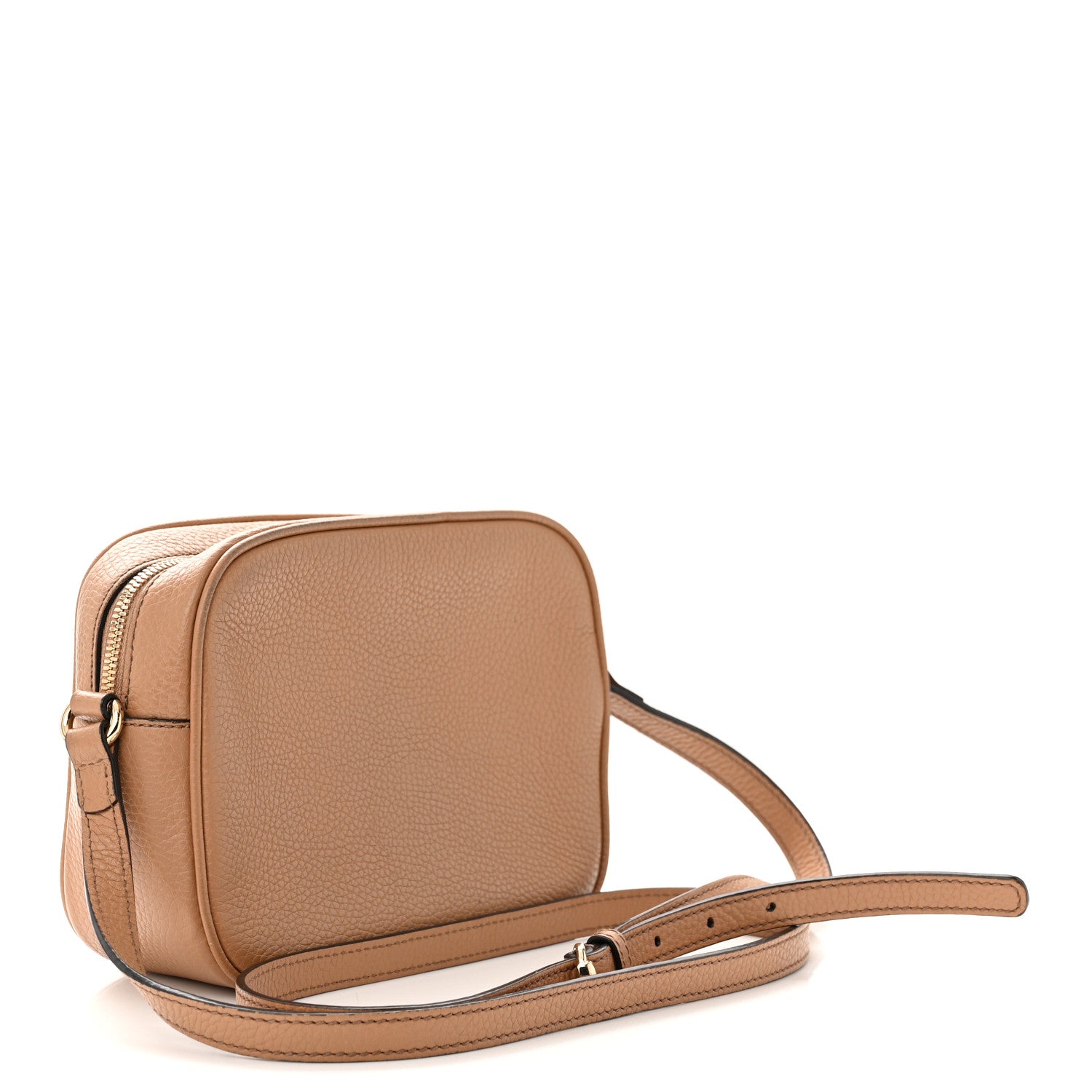 Gucci Pebbled Calfskin Small Soho Disco Bag Camelia 3 of 13
