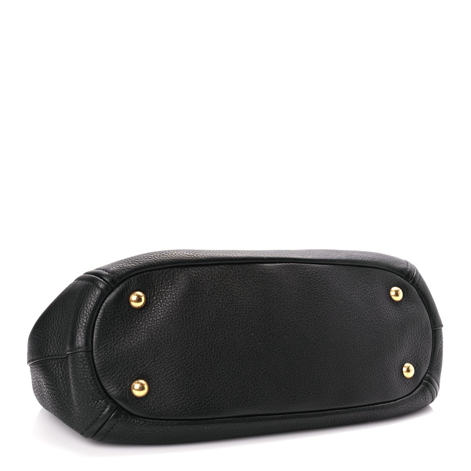 Prada Vitello Phenix Top Handle Bag Black 3 of 8