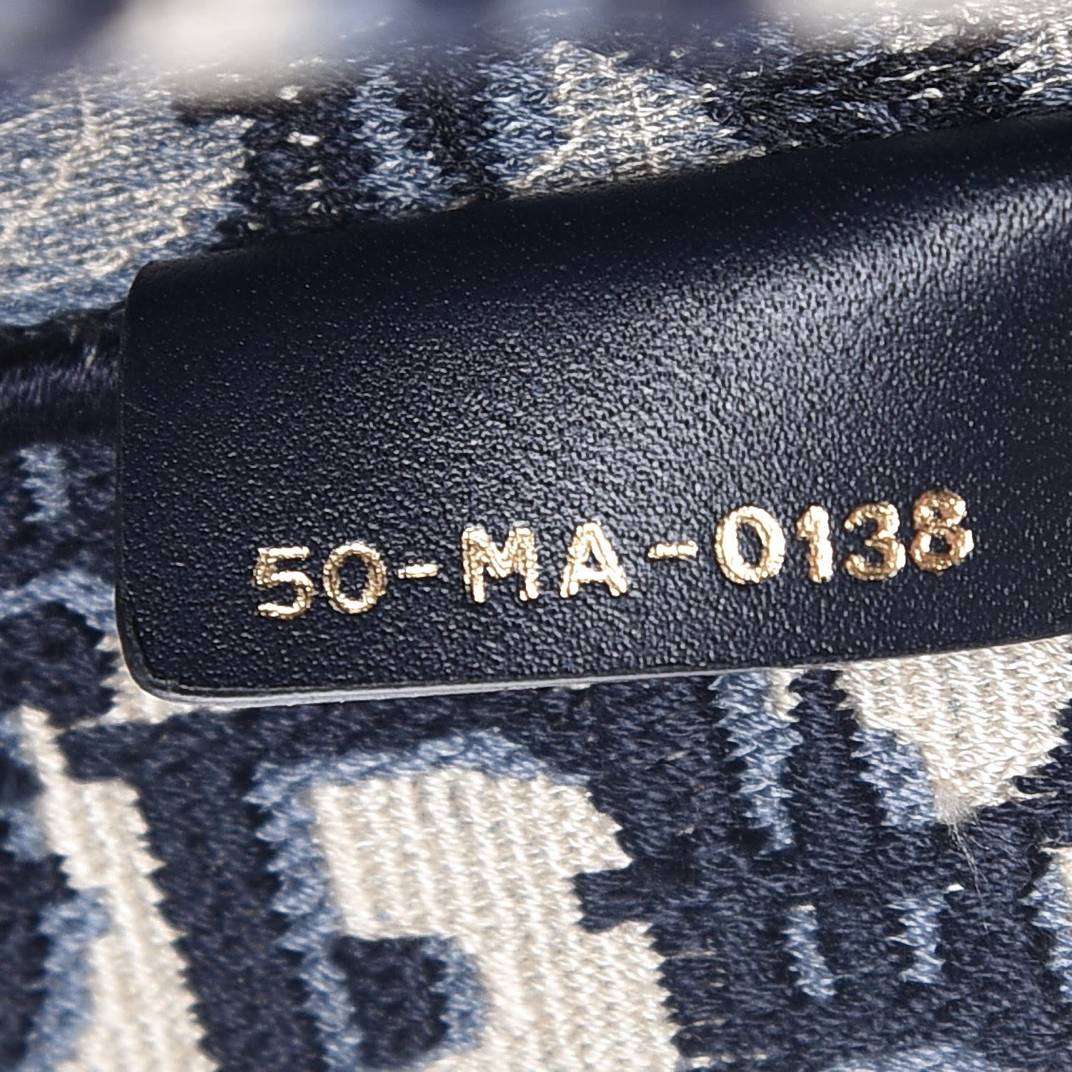 Christian Dior Oblique Book Tote Blue Multicolor 7 of 7