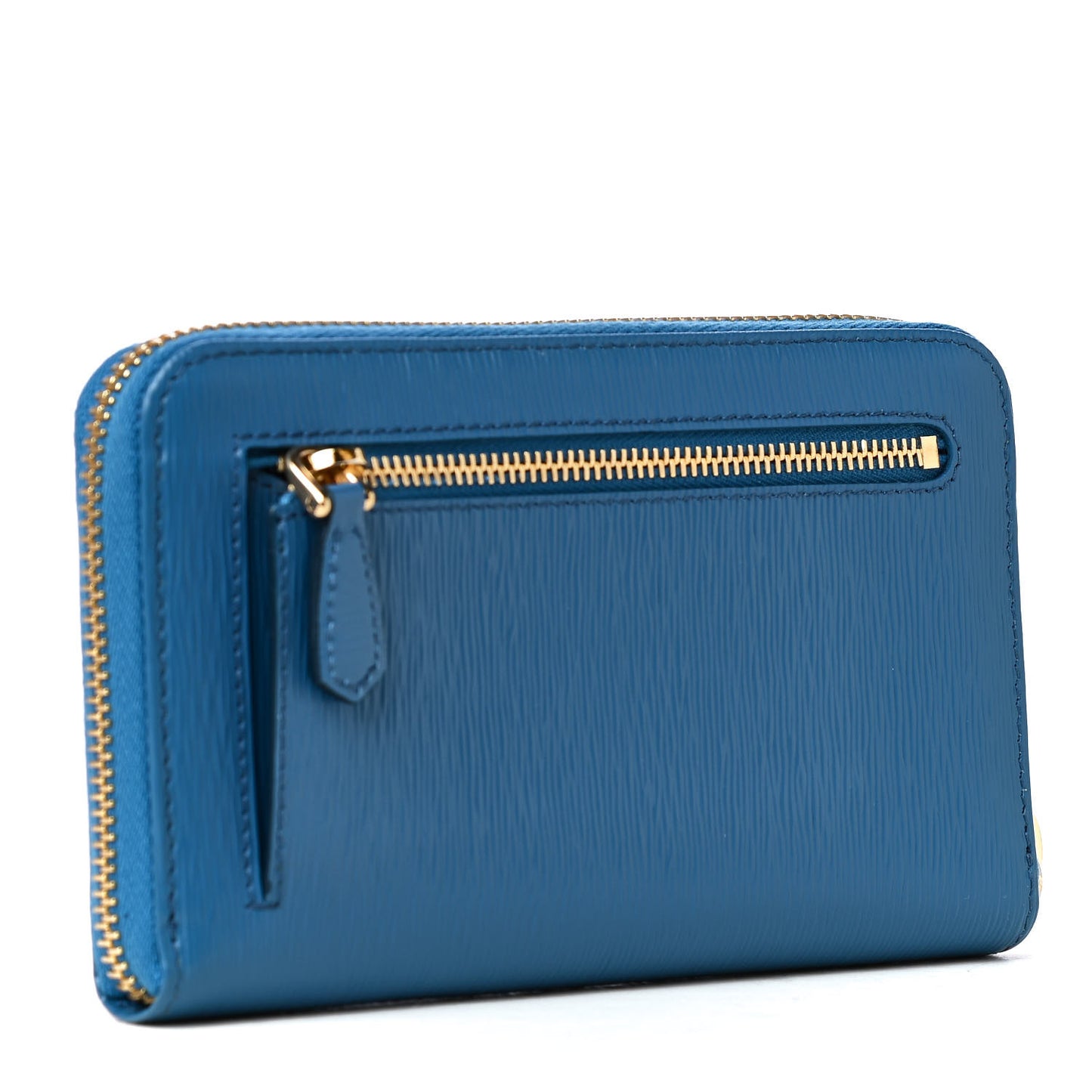 Vitello Move Compact Zip Around Wallet Cobalto