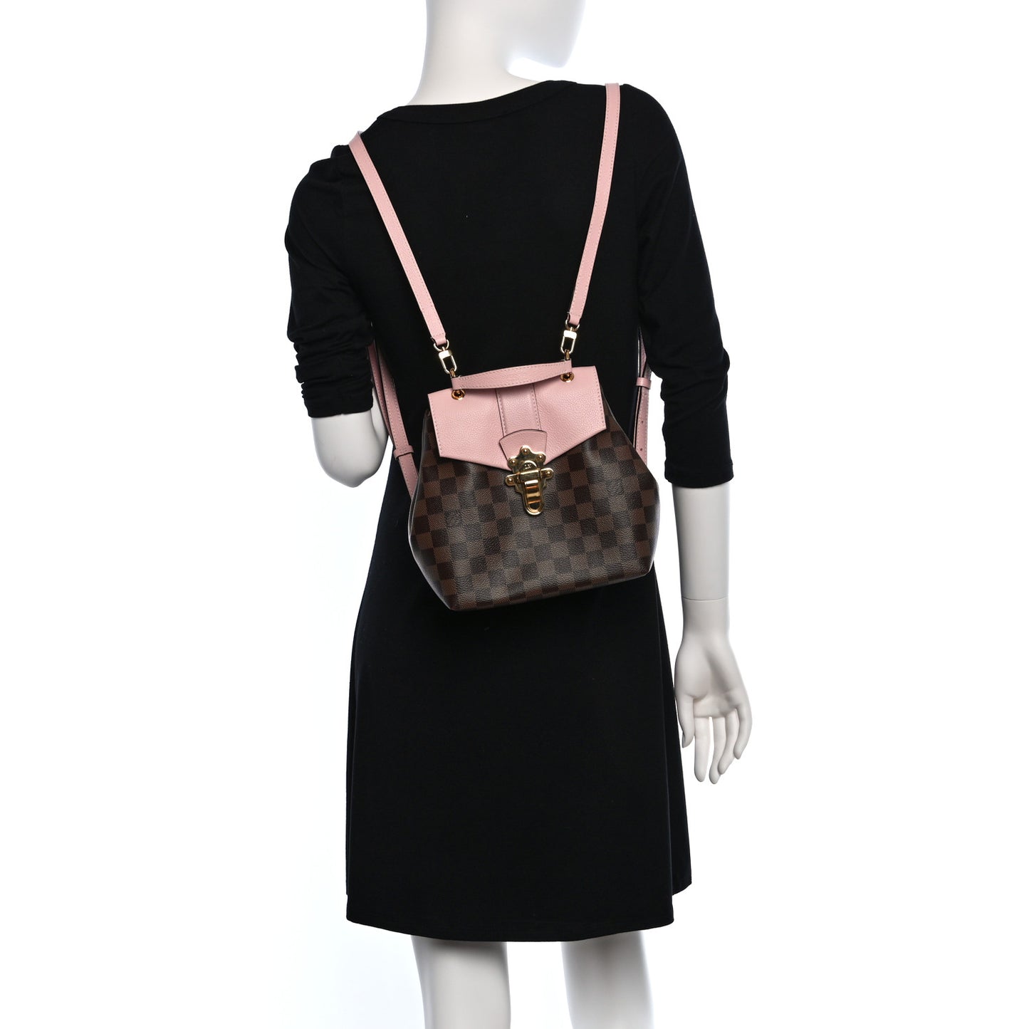 Damier Ebene Clapton Backpack Magnolia