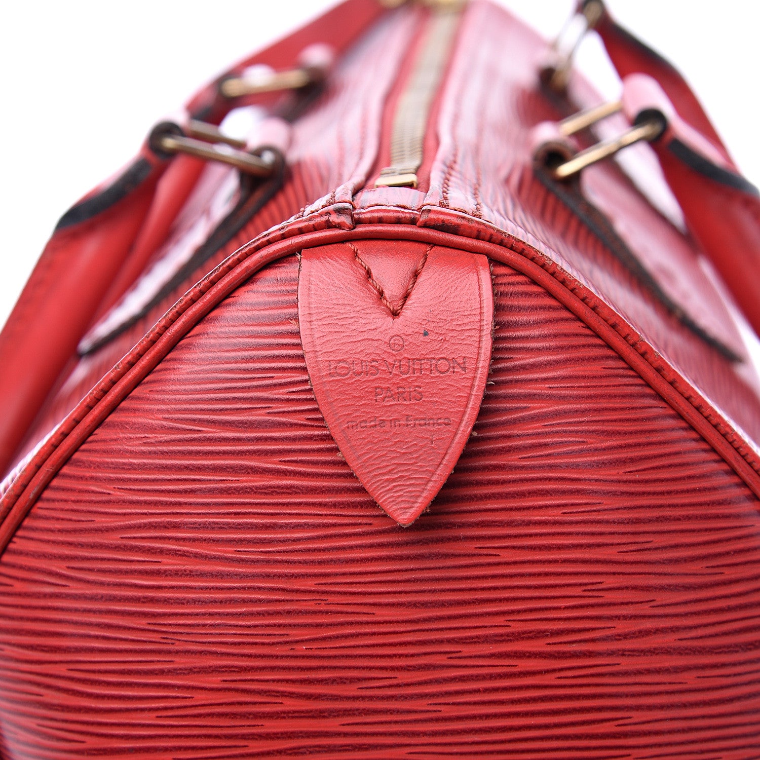 Louis Vuitton Epi Speedy 25 Castillan Red 5 of 16