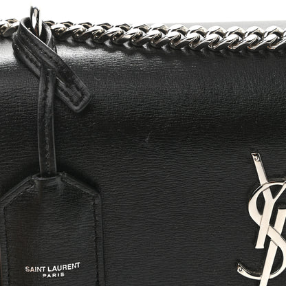 Saint Laurent Calfskin Medium Monogram Sunset Black 12 of 13