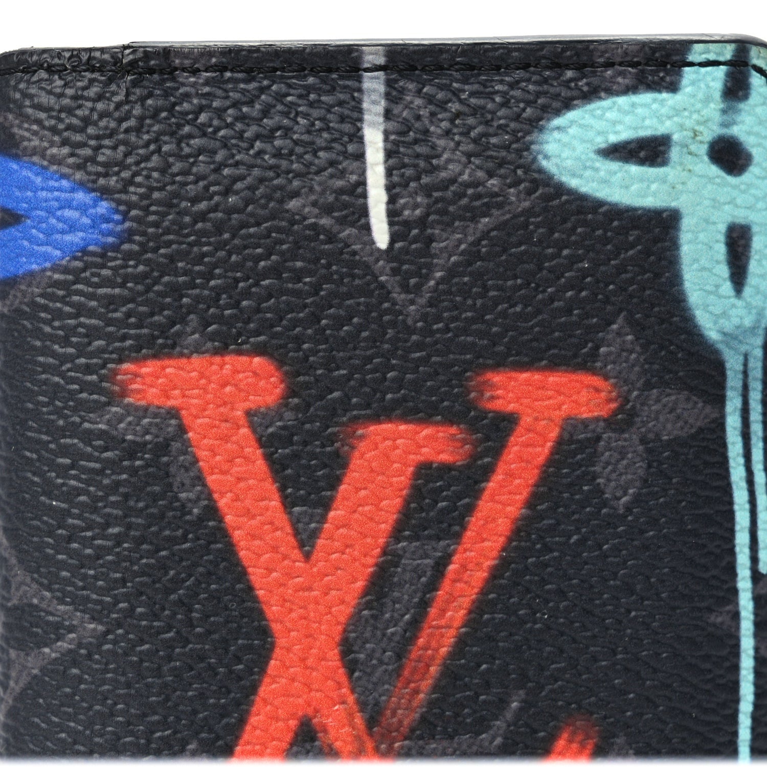 Louis Vuitton Monogram Eclipse LV Graffiti Pocket Organizer Multicolor 7 of 7