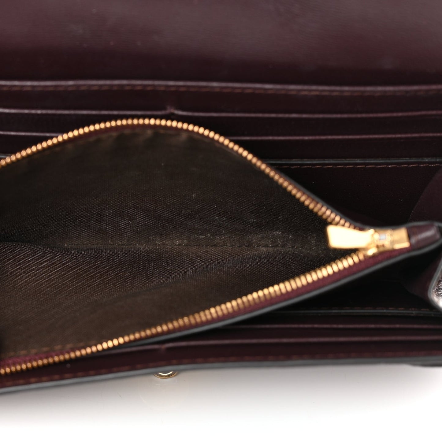 MULBERRY Grain Vegetable Tanned Calfskin Darley Wallet Oxblood