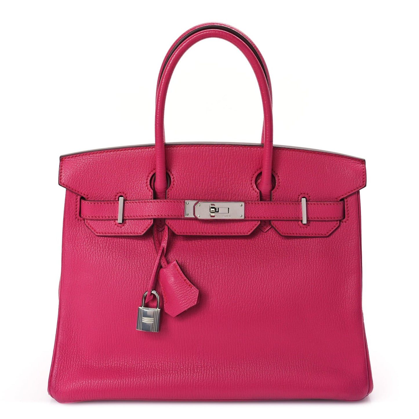 Chevre Mysore Birkin 30 Rose Shocking