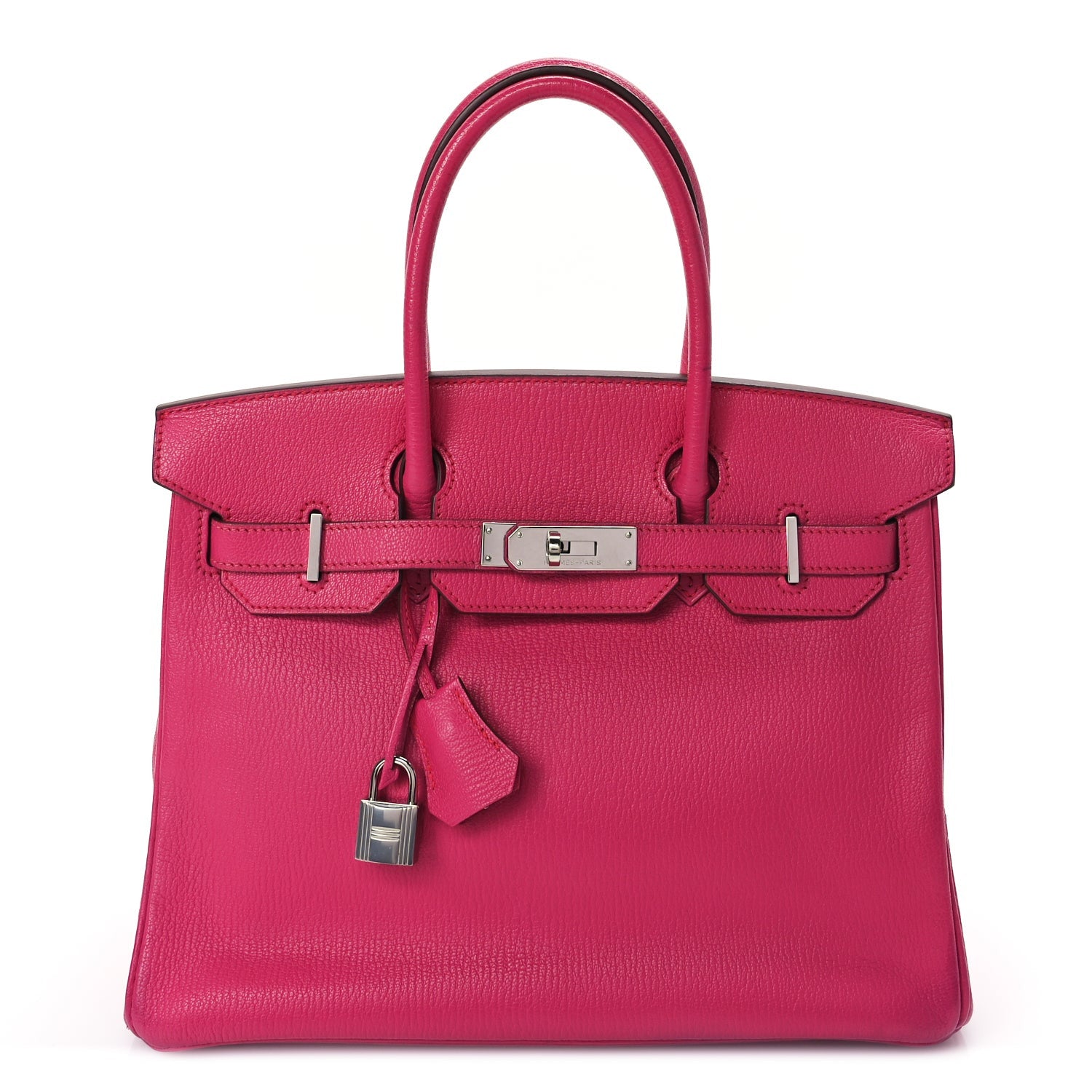 Hermes Chevre Mysore Birkin 30 Rose Shocking 1 of 10