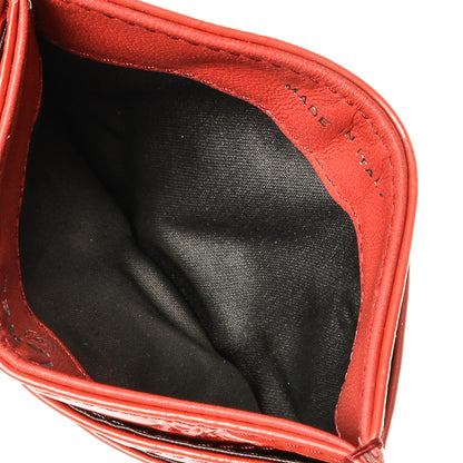 Chanel Patent Calfskin Lucky Symbols Card Holder Case Rouge Clair 5 of 8