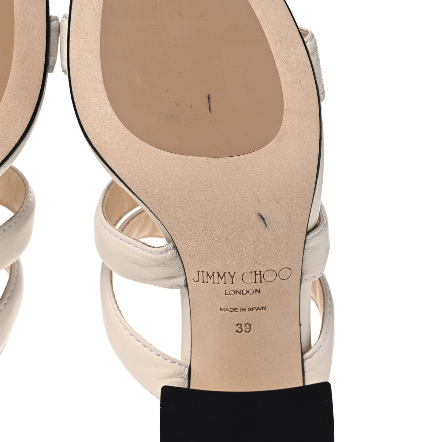 Nappa Auna 65 Mule Sandals 39 Latte