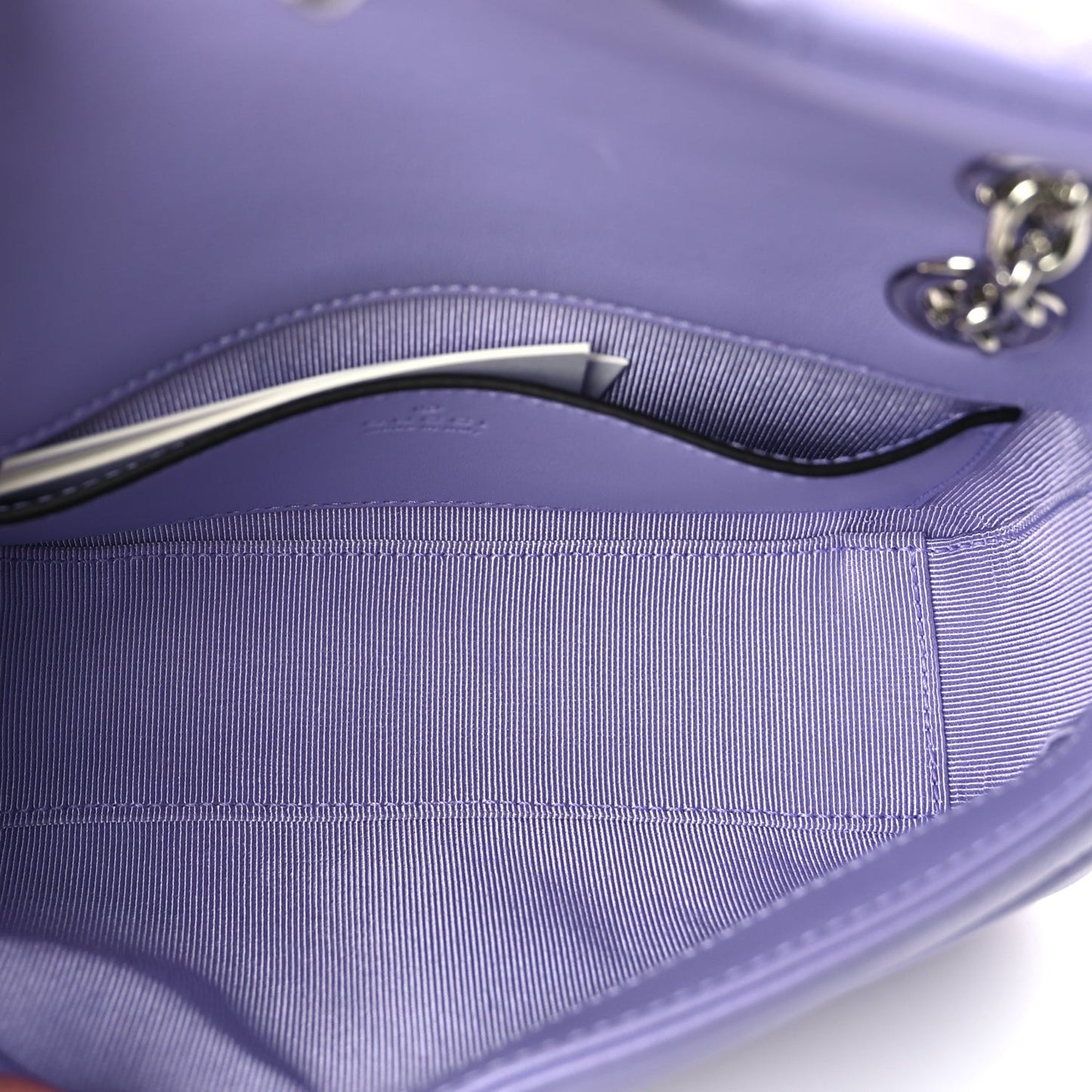 Lambskin Matelasse Small GG Marmont Shoulder Bag Lilac