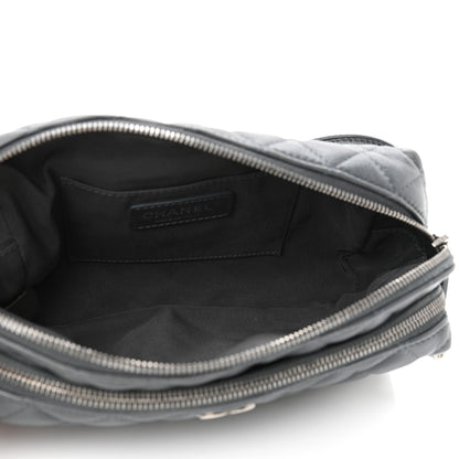 Chanel Calfskin Quilted Waist Bag Dark Grey 5 of 15