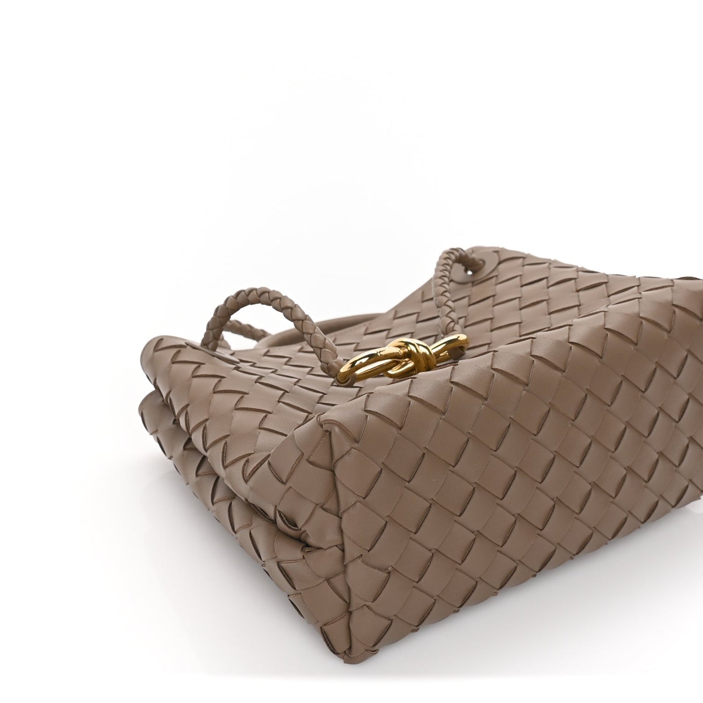 Nappa Intrecciato Small Andiamo Shoulder Bag Pinecone