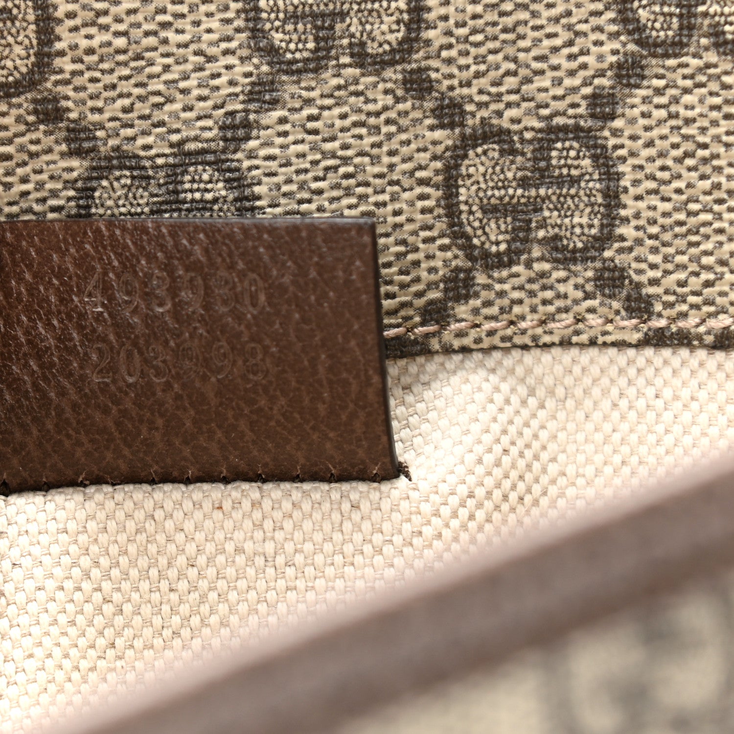 Gucci GG Supreme Monogram Neo Vintage Web Belt Bag Brown 8 of 16