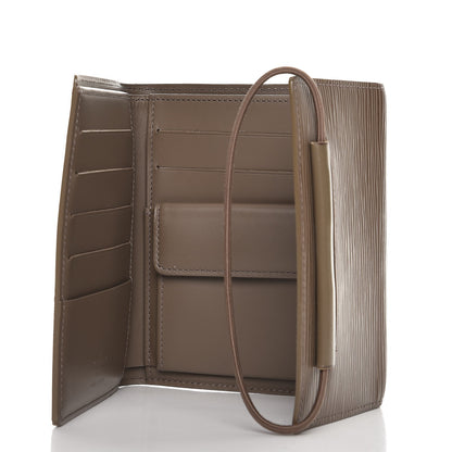 Louis Vuitton Epi Porte-Monnaie Elastique Wallet Pepper 5 of 6