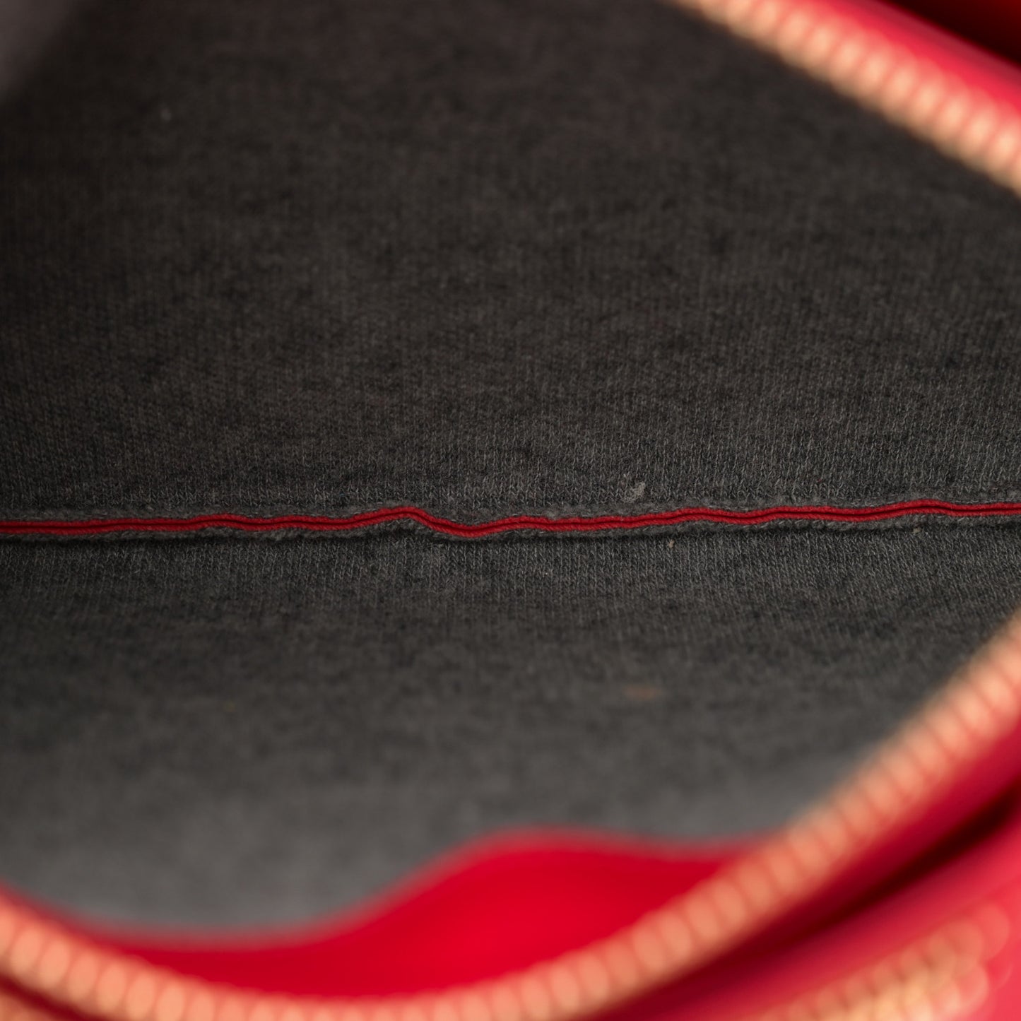 Lambskin Small Trio Crossbody Bag Red