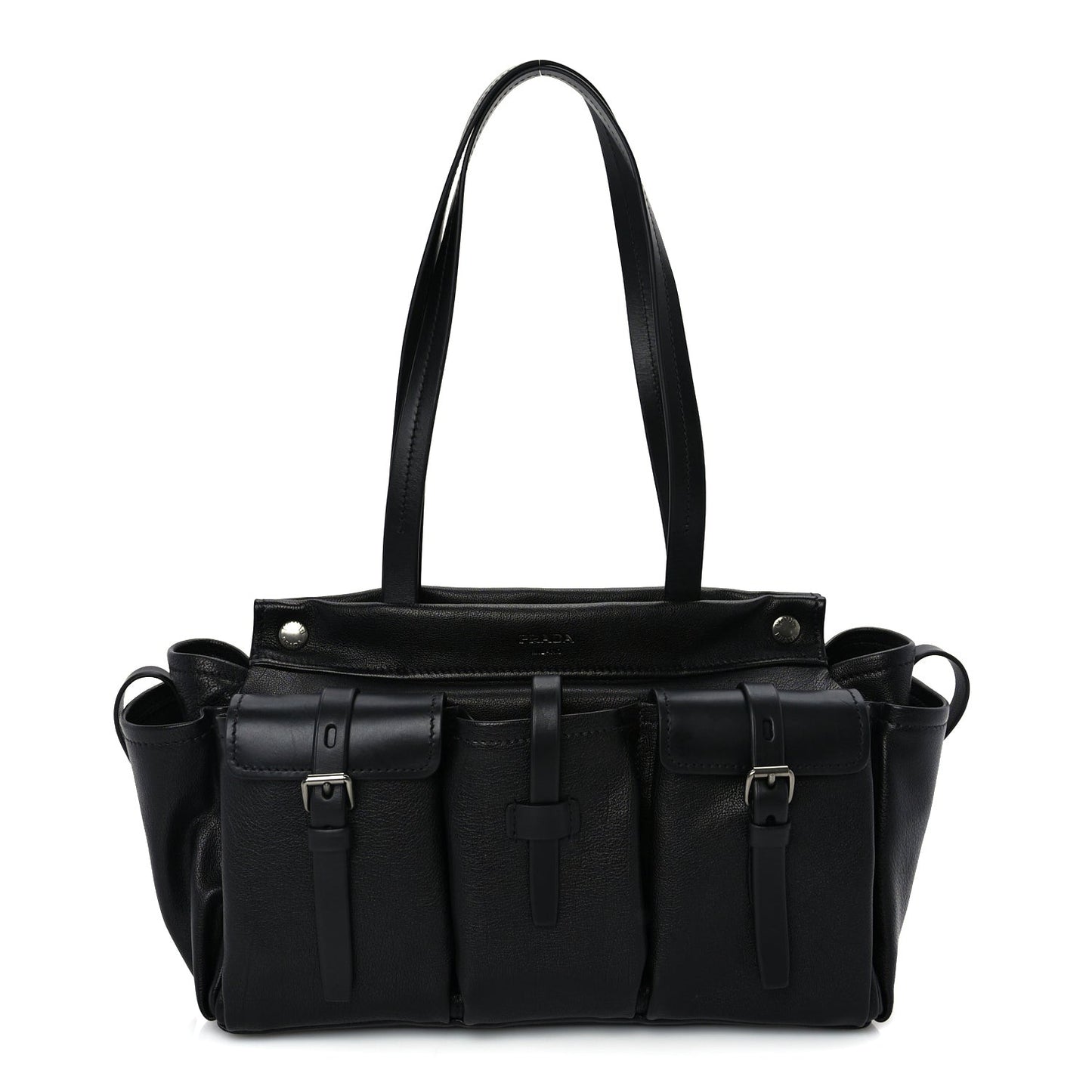 Bufalo Large Route Tote Bag  Black