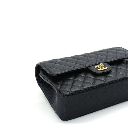 Chanel Caviar Quilted Medium Double Flap Black 8 of 9