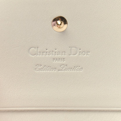 Christian Dior Calfskin Amour Print Compact Wallet Multicolor 6 of 8