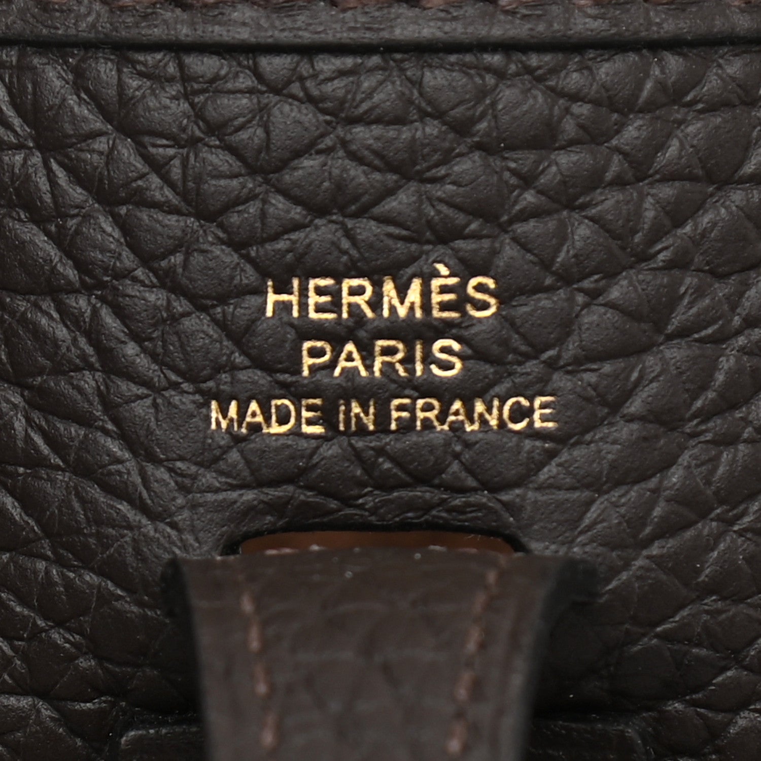 Hermes Taurillon Clemence Evelyne TPM Chocolate 11 of 21
