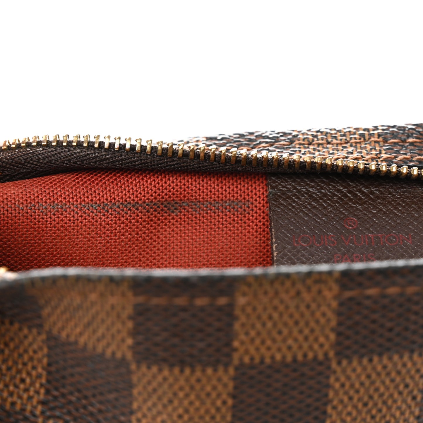 Damier Ebene Trousse Make Up Bag Pochette