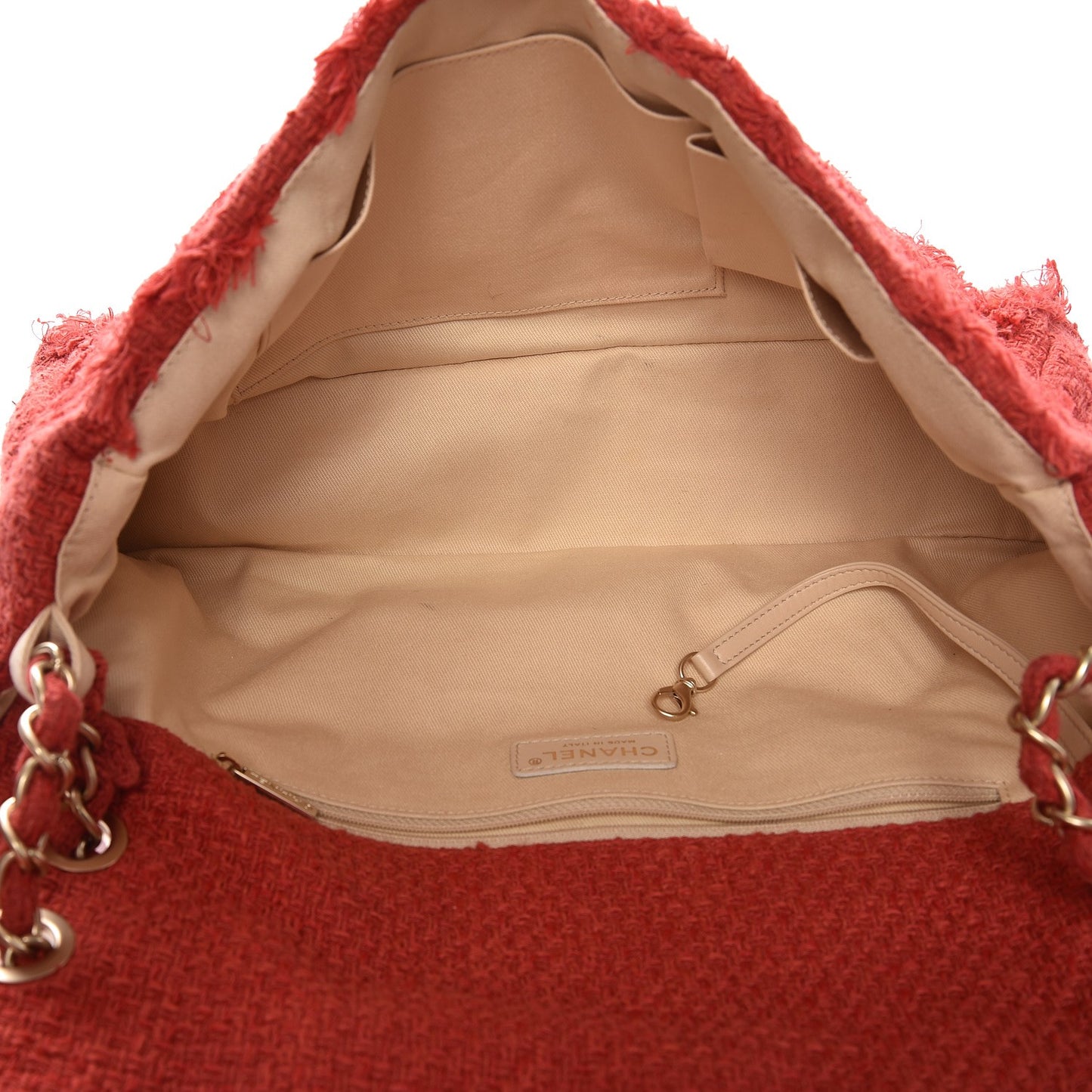 Tweed Nature Flap Red